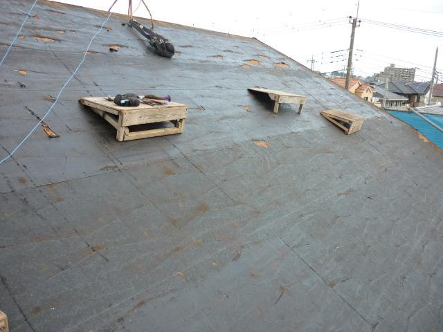 屋根　葺き替え　工事