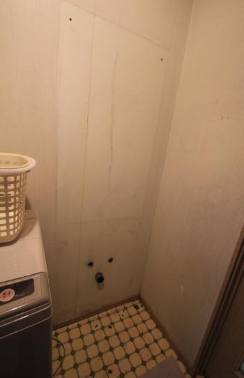 春日部市　洗面化粧台　リフォーム　株式会社小川