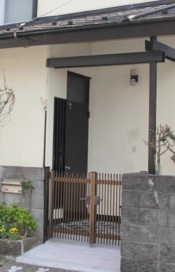 リフォームの小川　玄関ドア　リクシルリシェント　春日部市