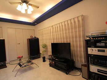 念願だった趣味のオーディオルームができて大満足です。